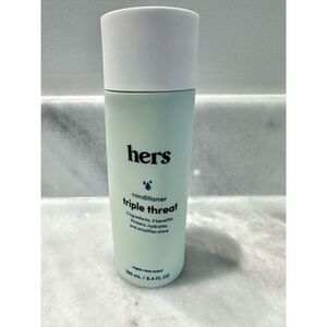 NWOT Hers Triple Treat Thickness Hydrates Amplifies Shine Conditioner 6.4fl oz